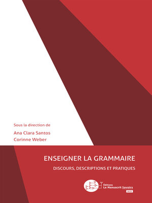 cover image of Enseigner la grammaire